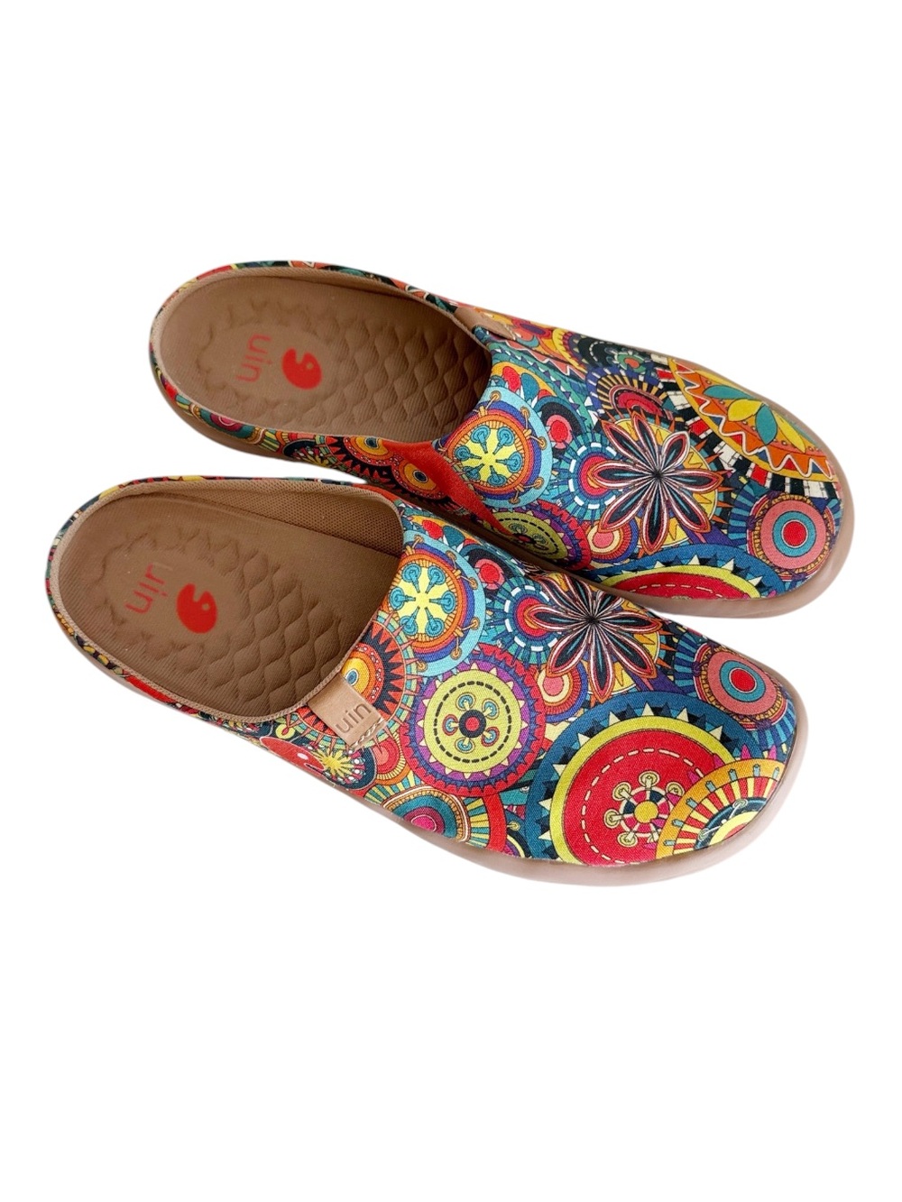 UIN Blossom Malaga Womens Slip-on Comfort Mules Clogs Shoes size 9